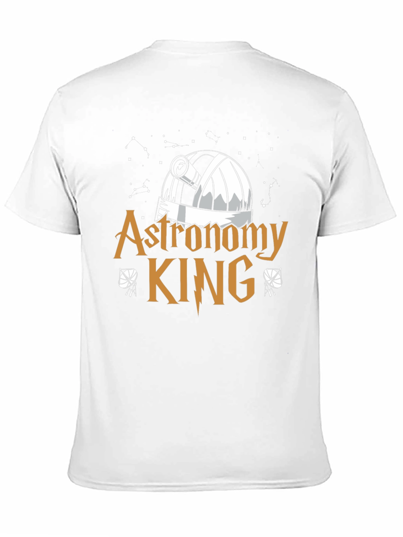 Astronomy King Black T-Shirt
