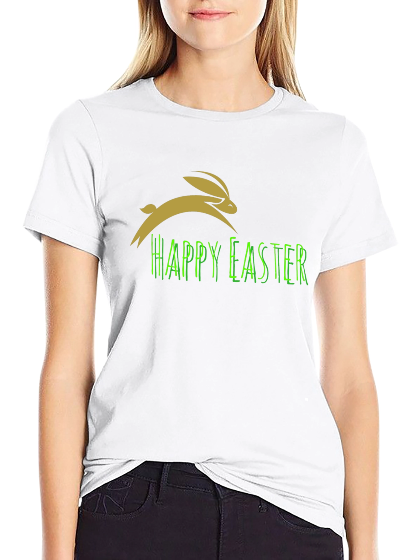 Happy Easter Rabbit Tee - Holiday Celebration Shirt