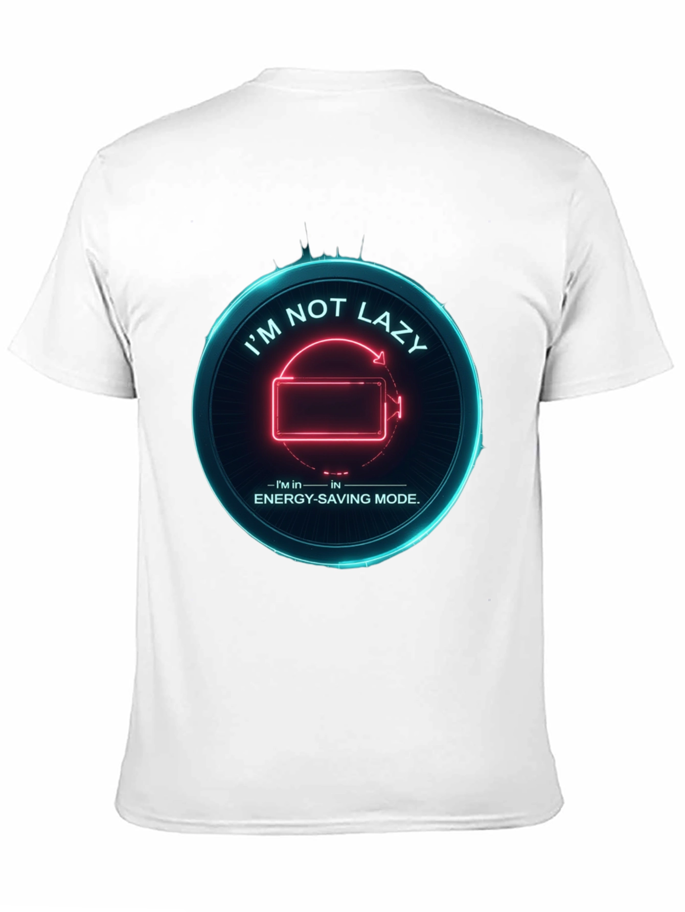 Funny Energy Saving Mode Graphic Tee