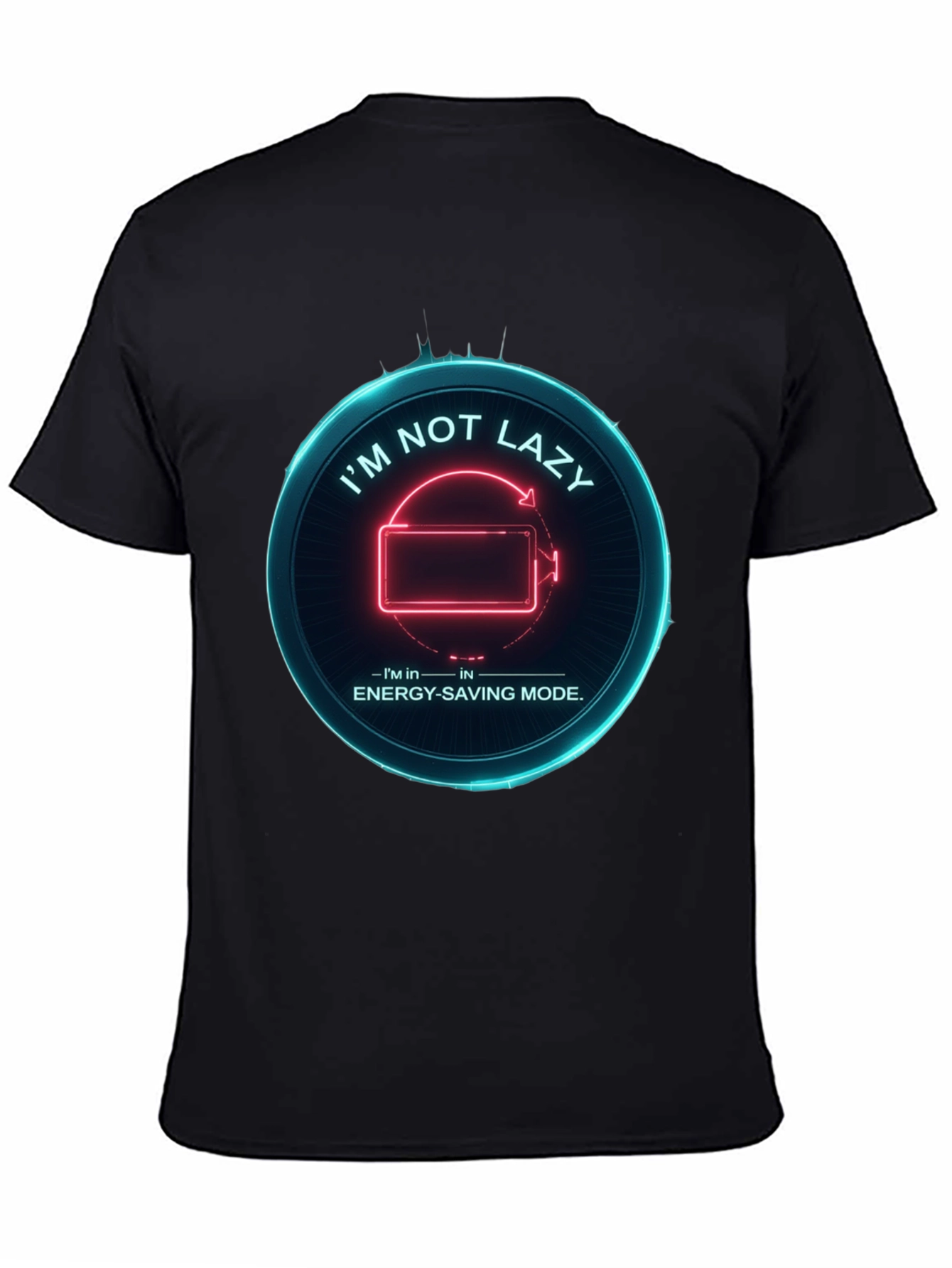 Funny Energy Saving Mode Graphic Tee