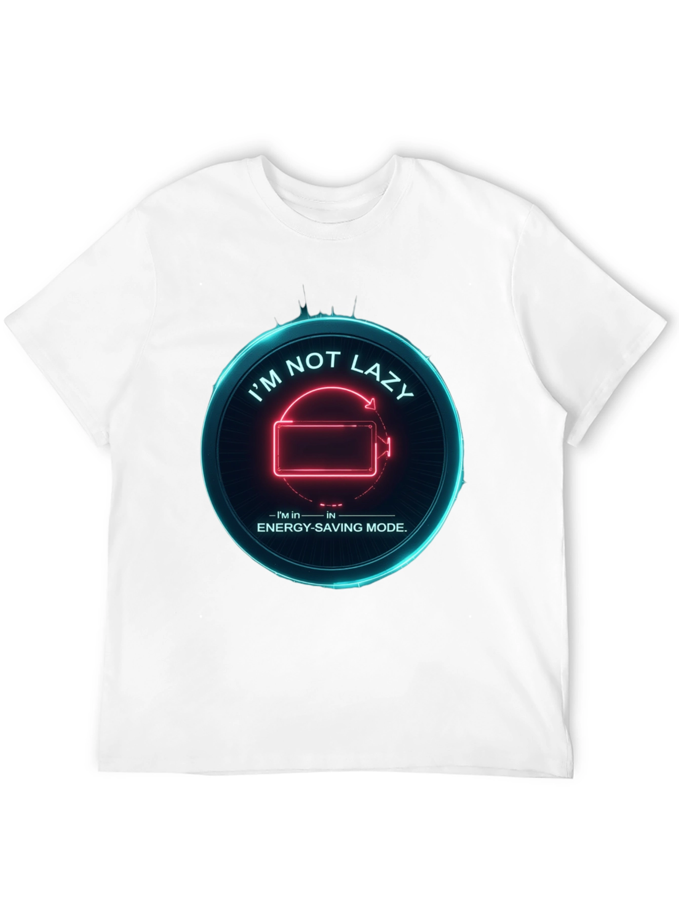 Funny Energy Saving Mode Graphic Tee