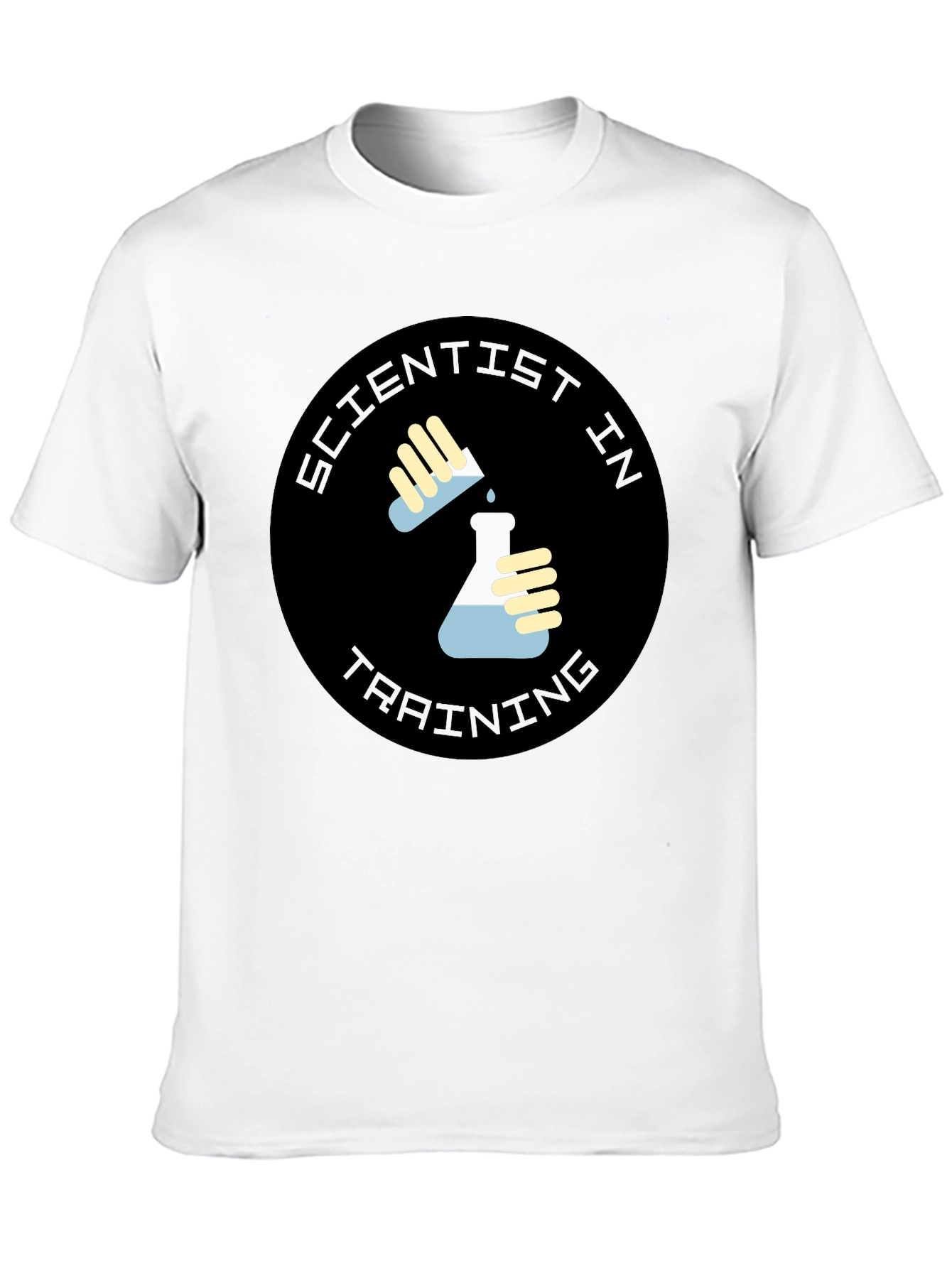 Scientist in Training Graphic Black T-Shirt