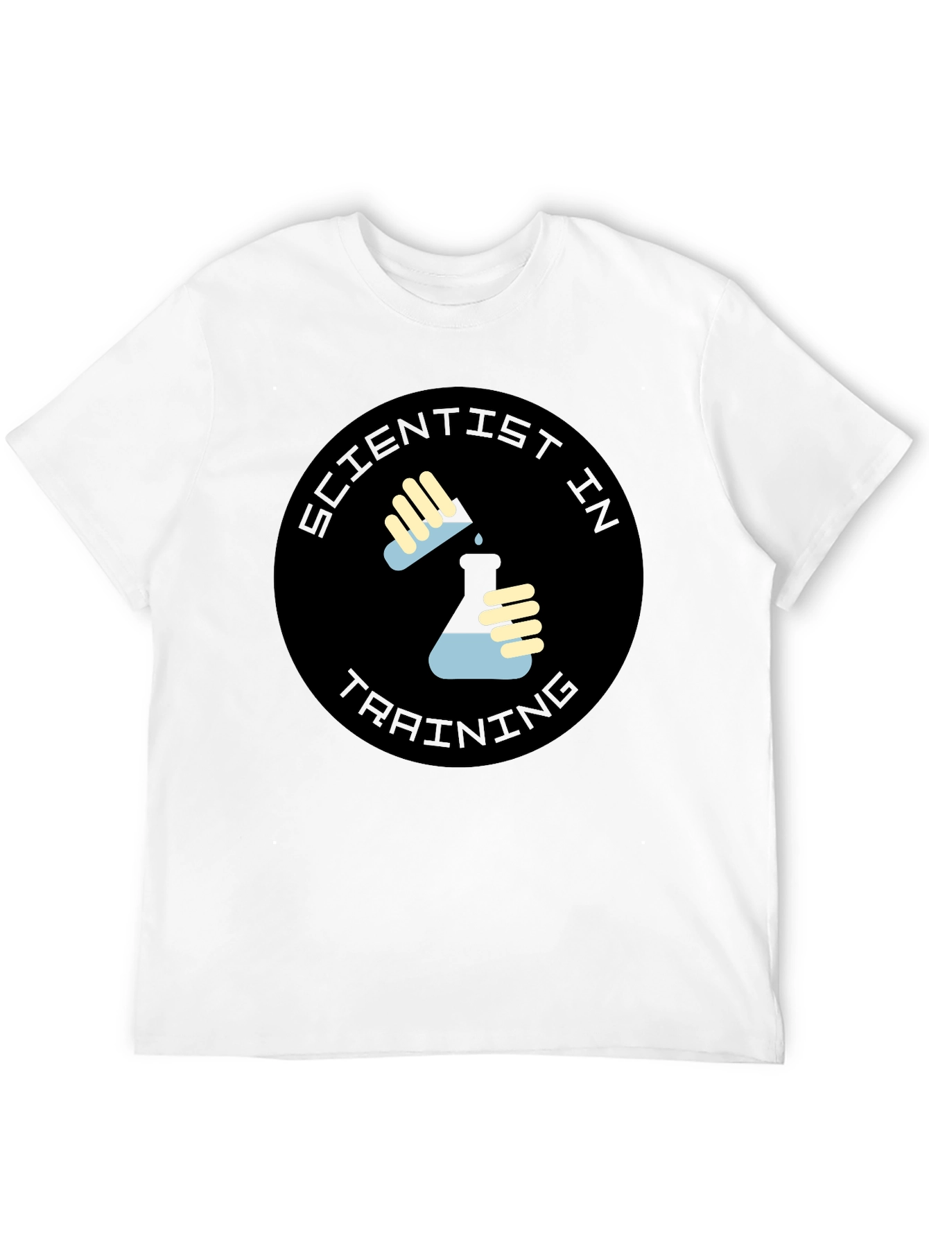Scientist in Training Graphic Black T-Shirt
