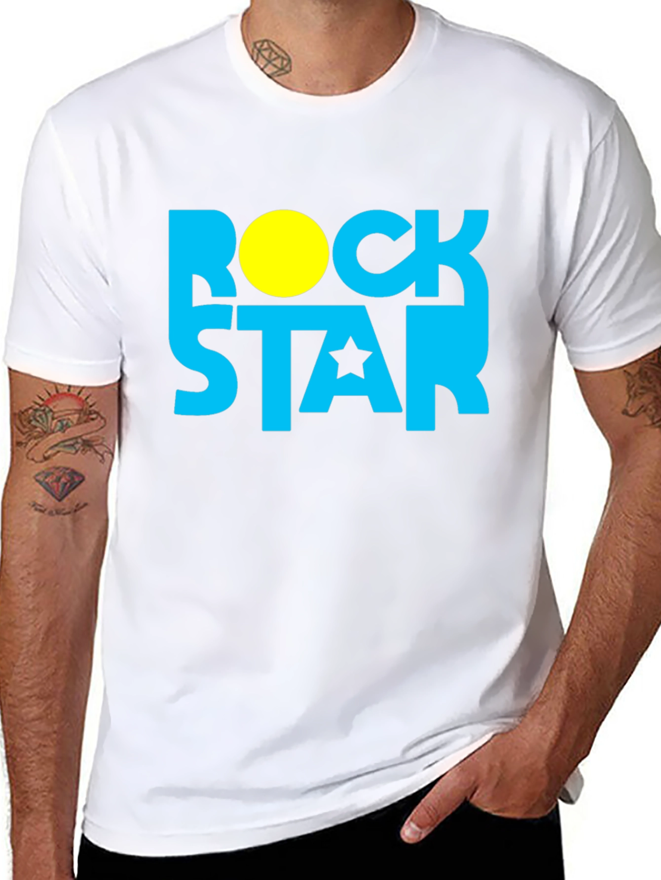 Rockstar Graphic T-Shirt - Classic Crew Neck