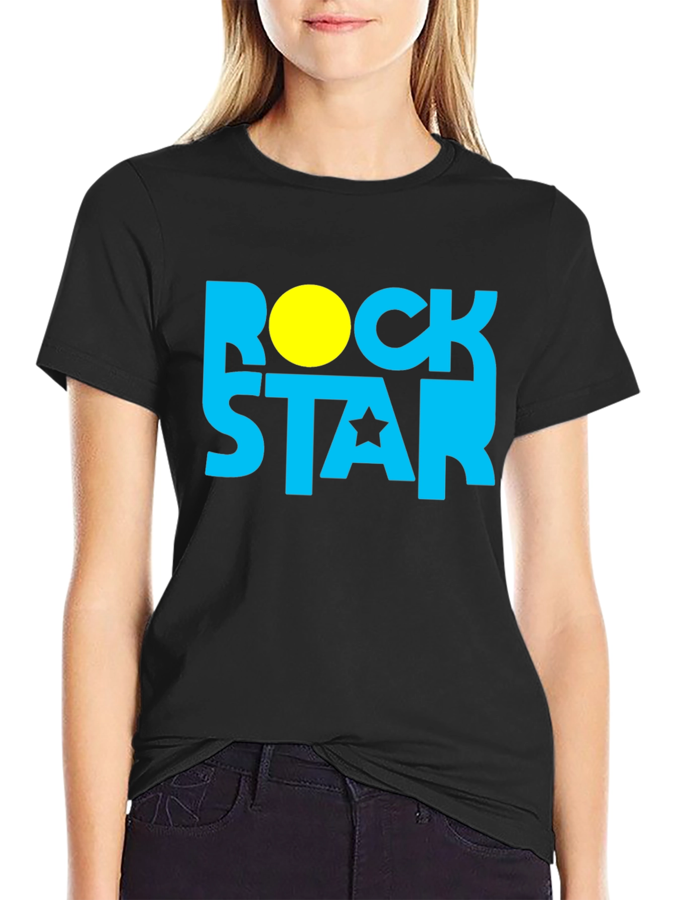 Rockstar Graphic T-Shirt - Classic Crew Neck