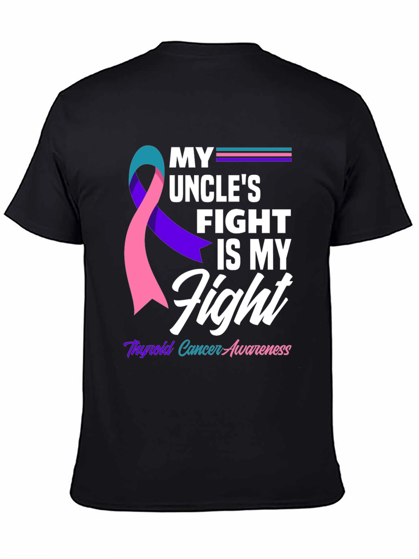 Thyroid Cancer Awareness T-Shirt - My Uncles Fight