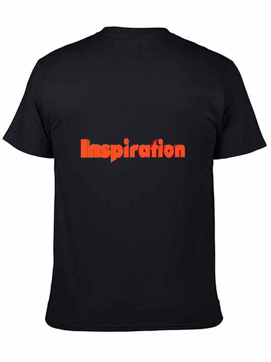 Inspiration Graphic Tee - Black Cotton T-Shirt