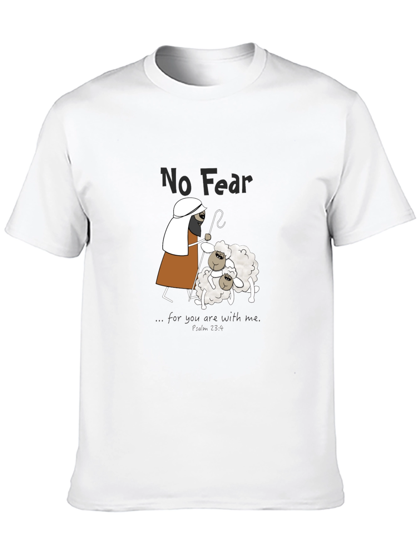 No Fear Sheep Graphic Tee - Black