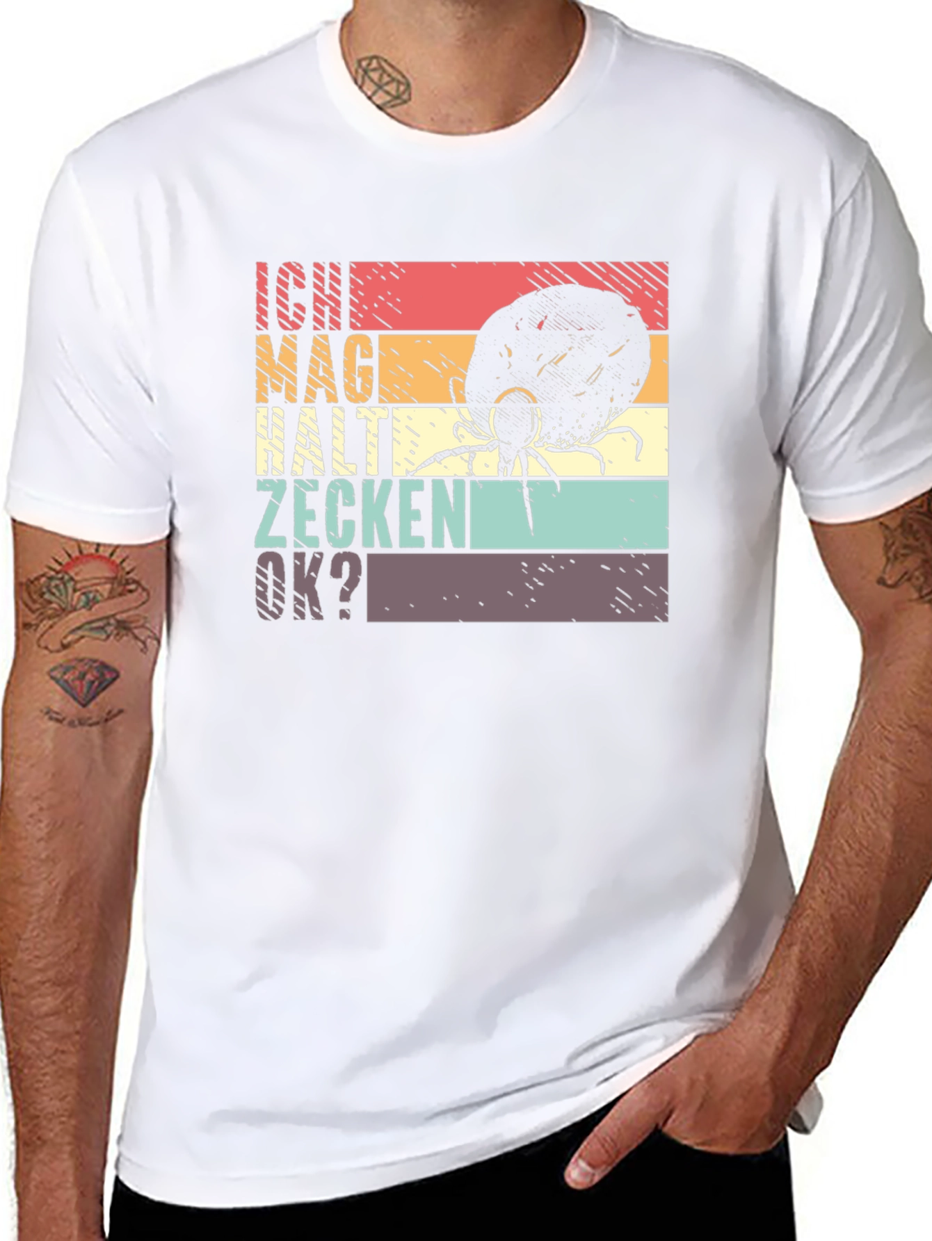 Ich Mag Halte Zecken OK? Graphic Tee