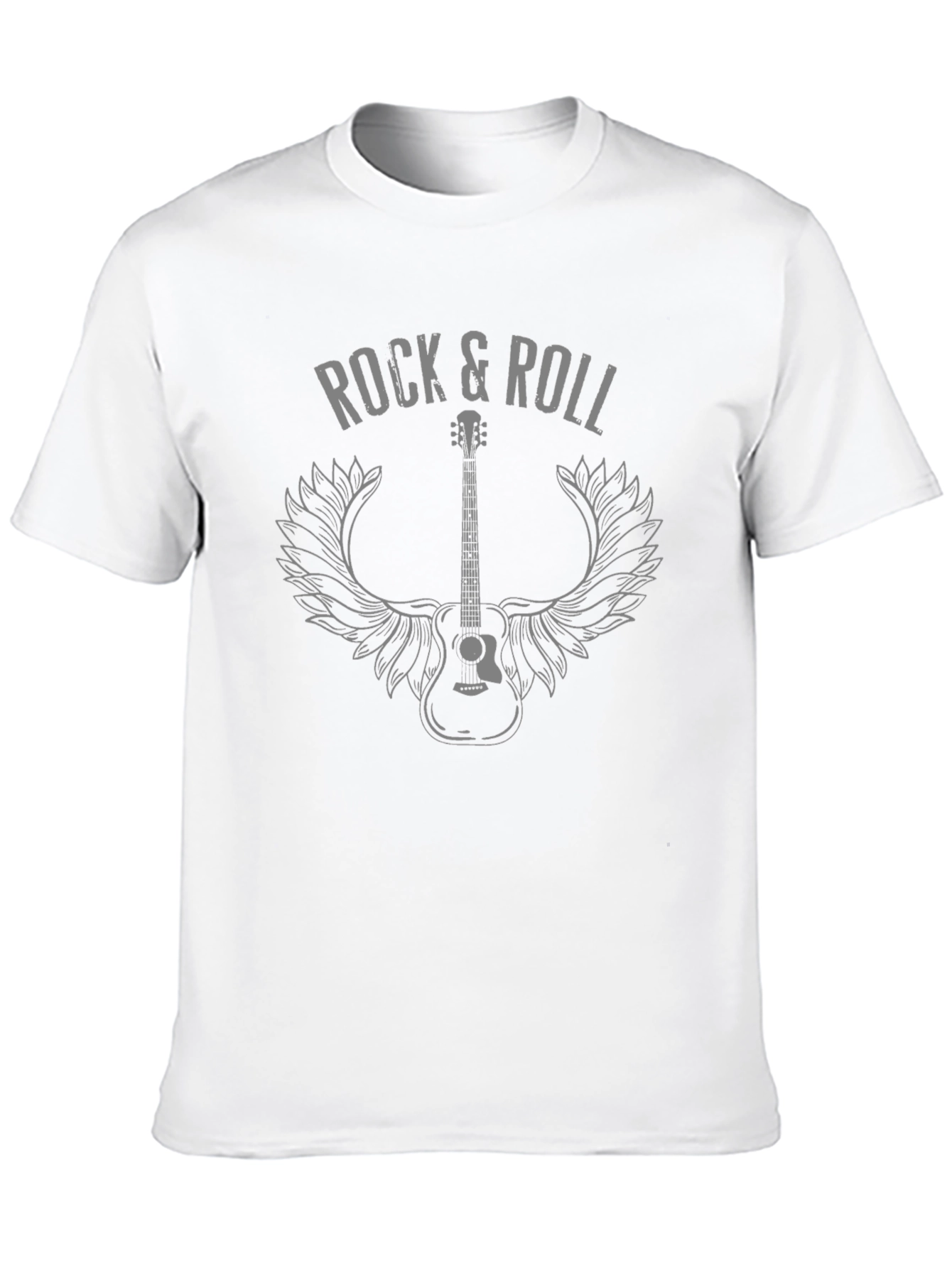 Rock & Roll Guitar Wings Graphic T-Shirt