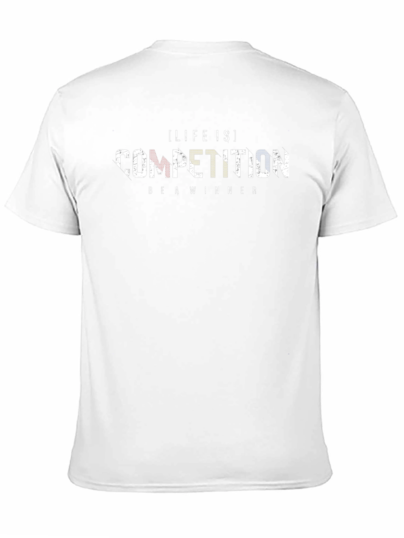 Life is Competition Black Graphic Tee