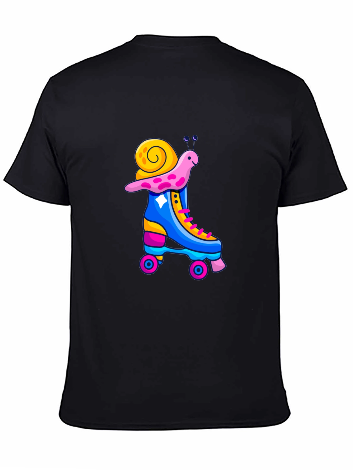 Snail Roller Skate Graphic T-Shirt