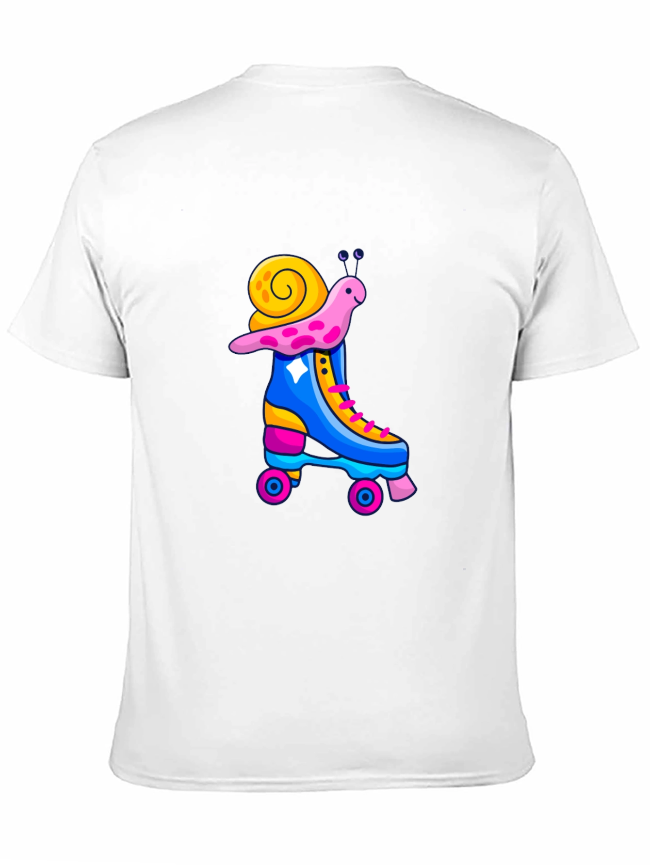 Snail Roller Skate Graphic T-Shirt