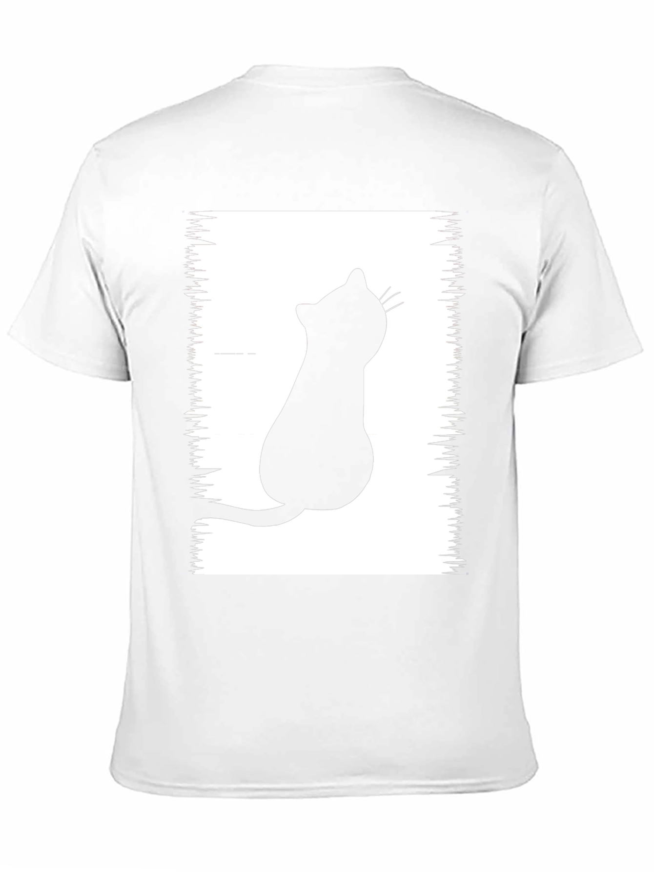 Black Cat Silhouette Graphic Tee - Unisex