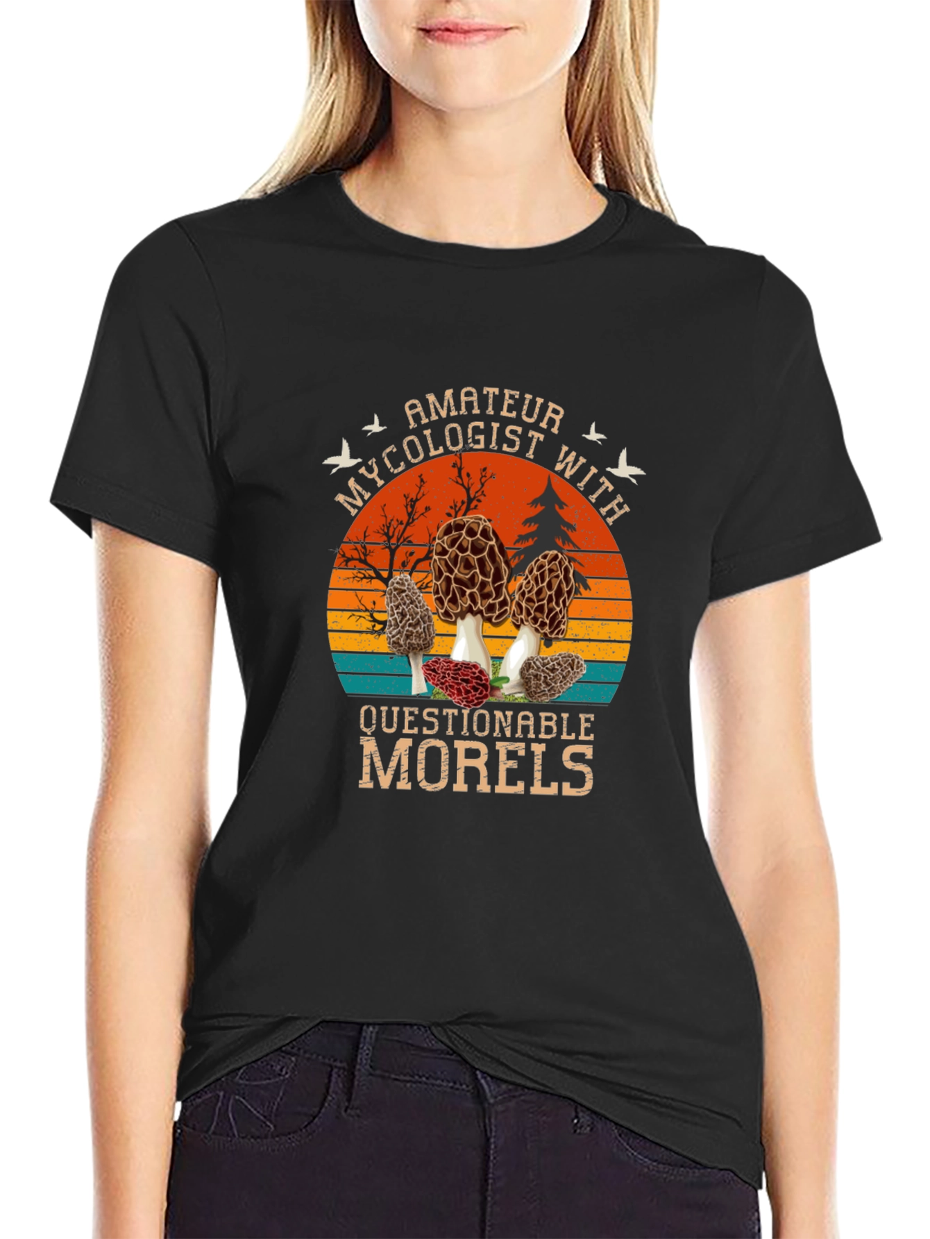 Amateur Mycologist Morel Mushroom T-Shirt