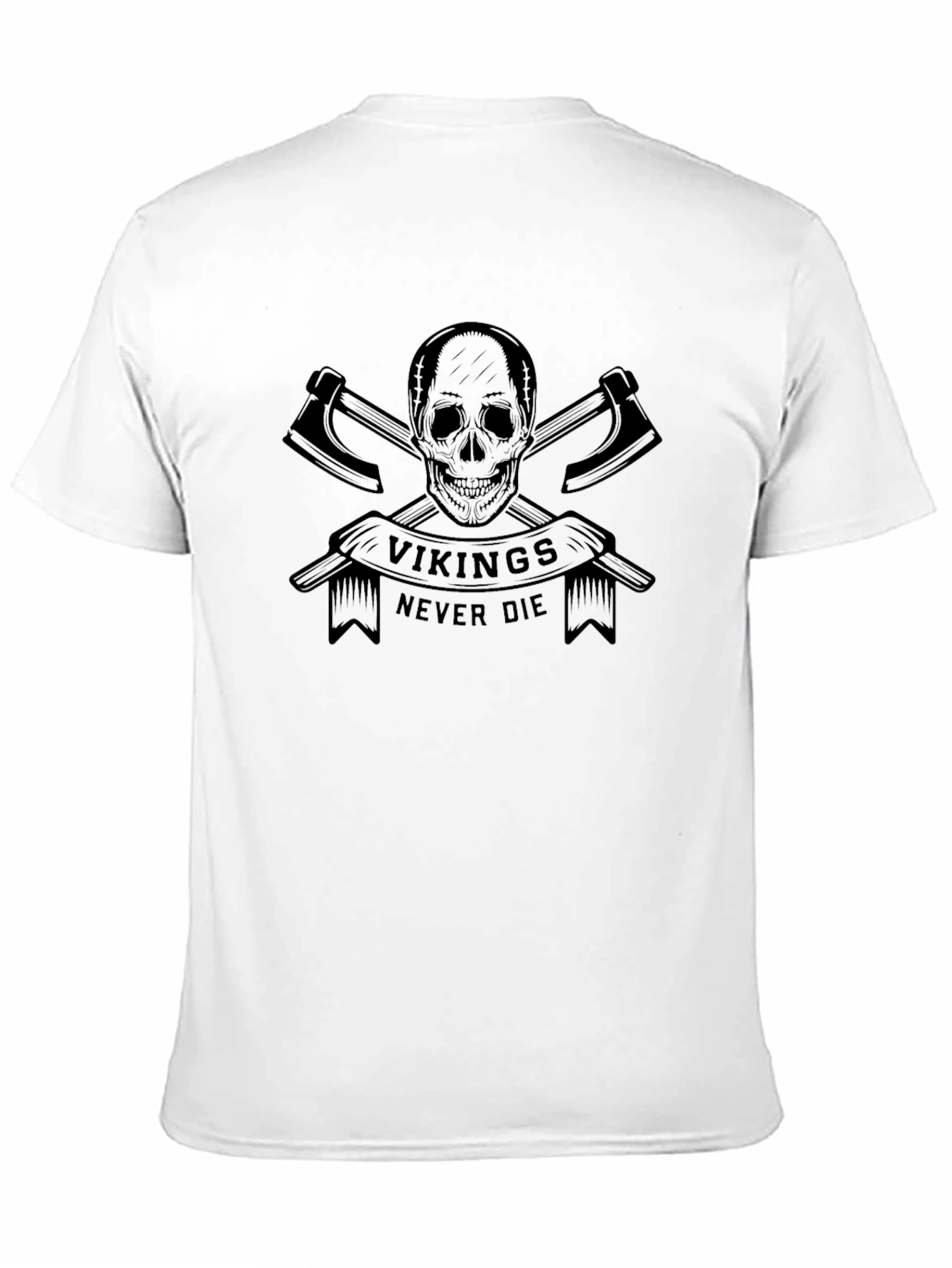 Vikings Never Die Graphic T-Shirt