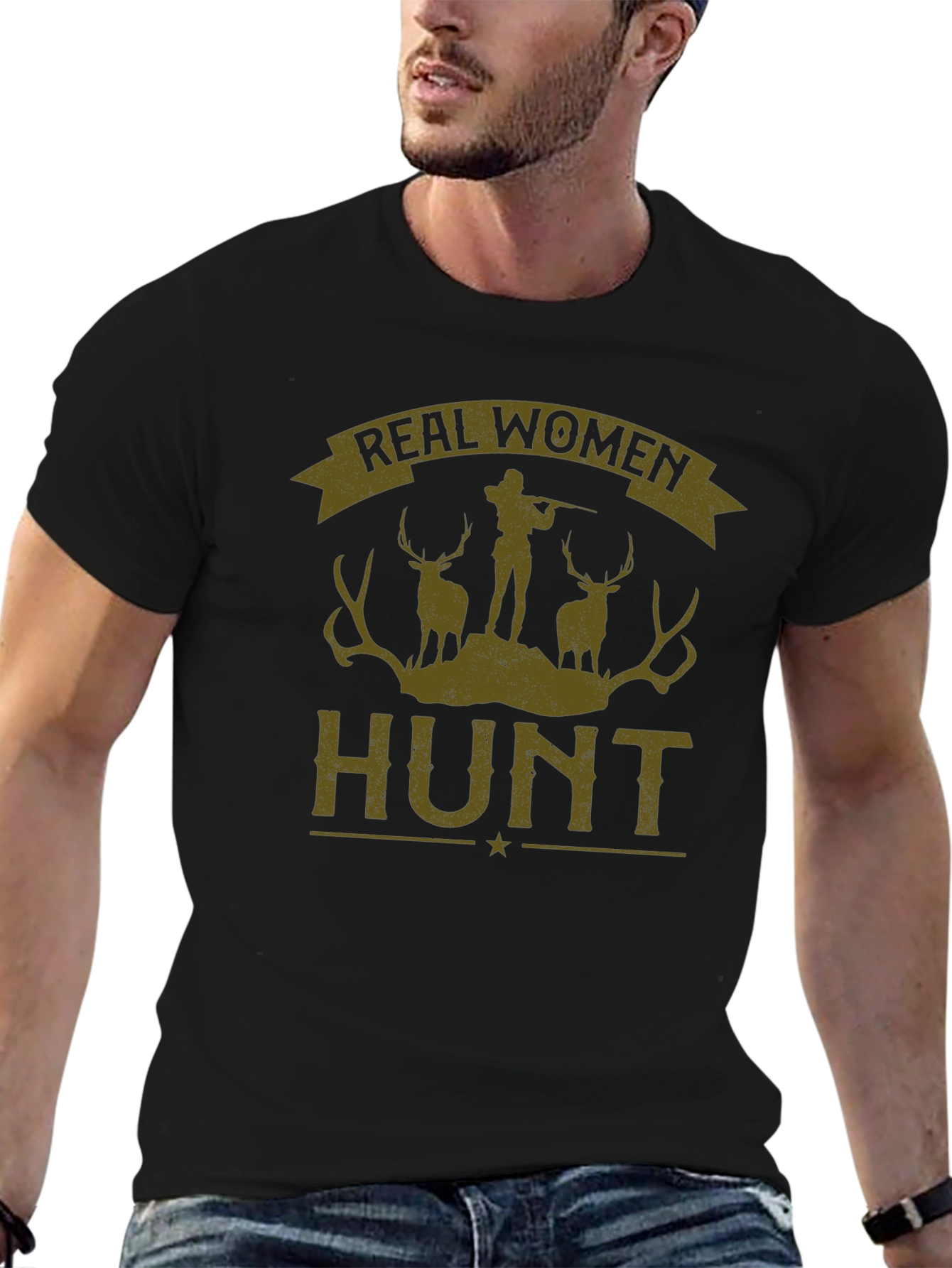 Real Women Hunt Graphic Tee