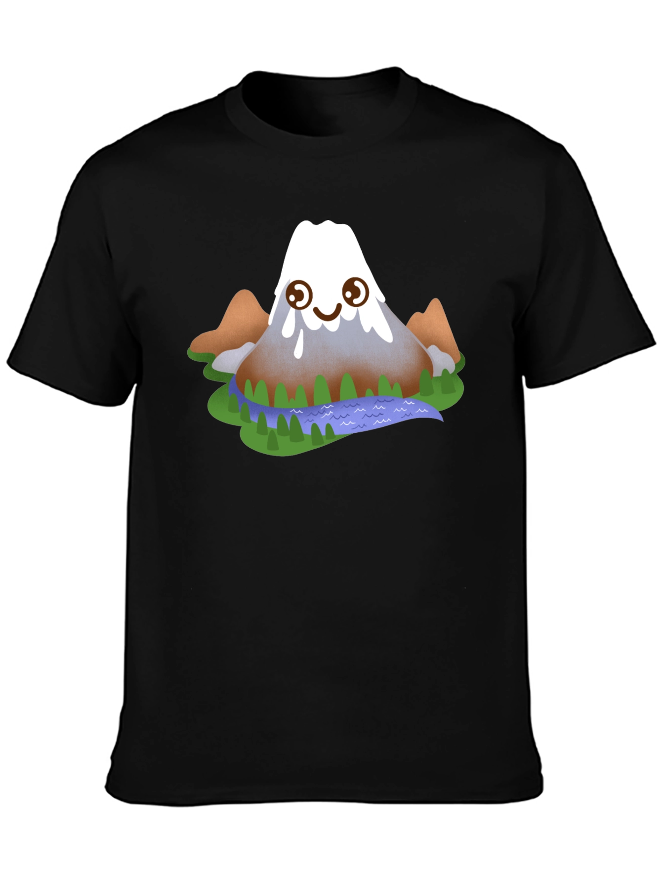 Cartoon Mountain Graphic Tee