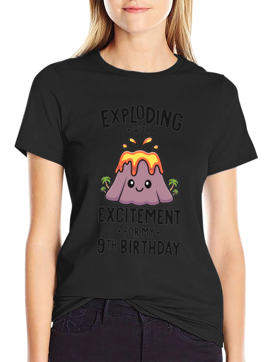 Volcano 9th Birthday T-Shirt