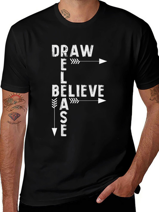 Inspiring DRAW BELIEVE T-Shirt