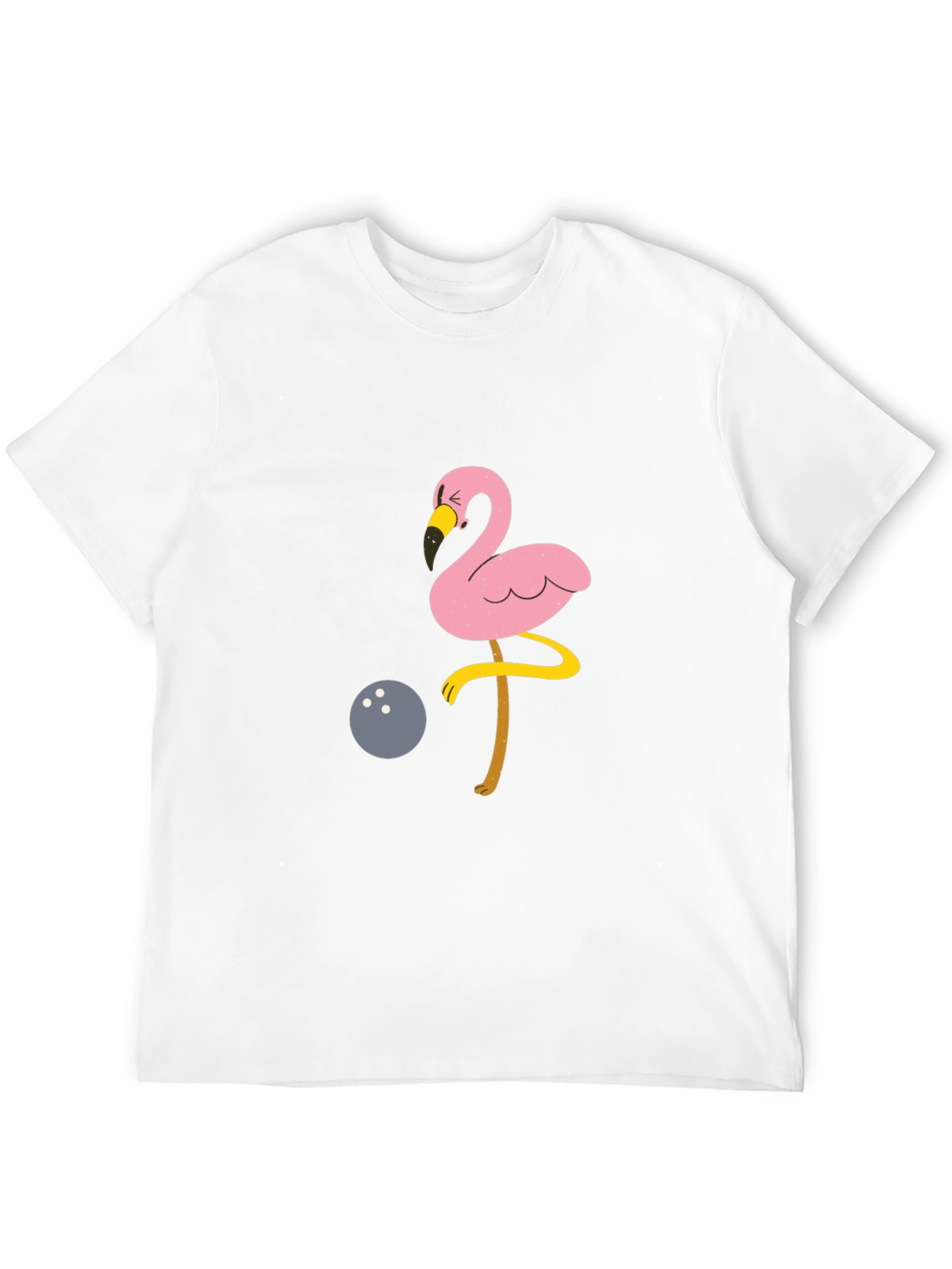 Flamingo Bowling T-Shirt - Fun & Unique Design