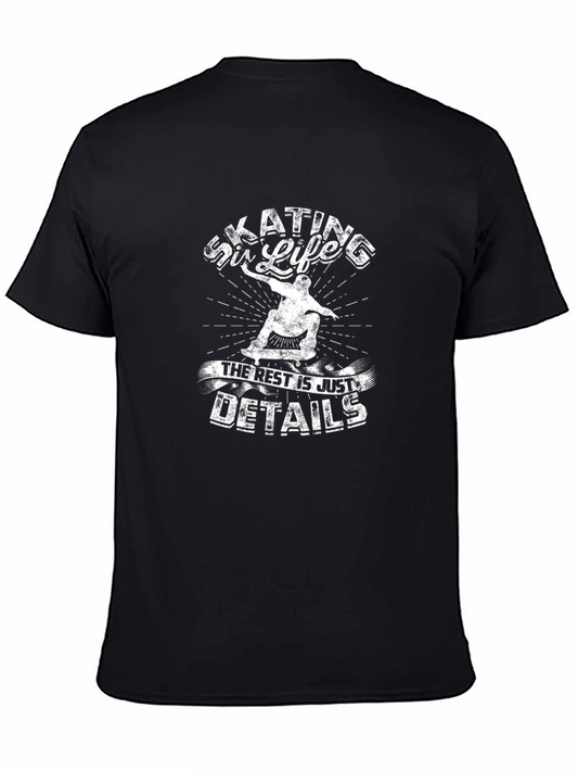 Skating is Life T-Shirt - Classic Black Tee