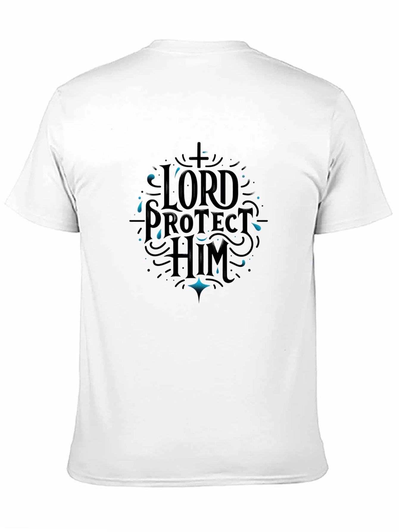 Lord Protect Him Black Graphic Tee