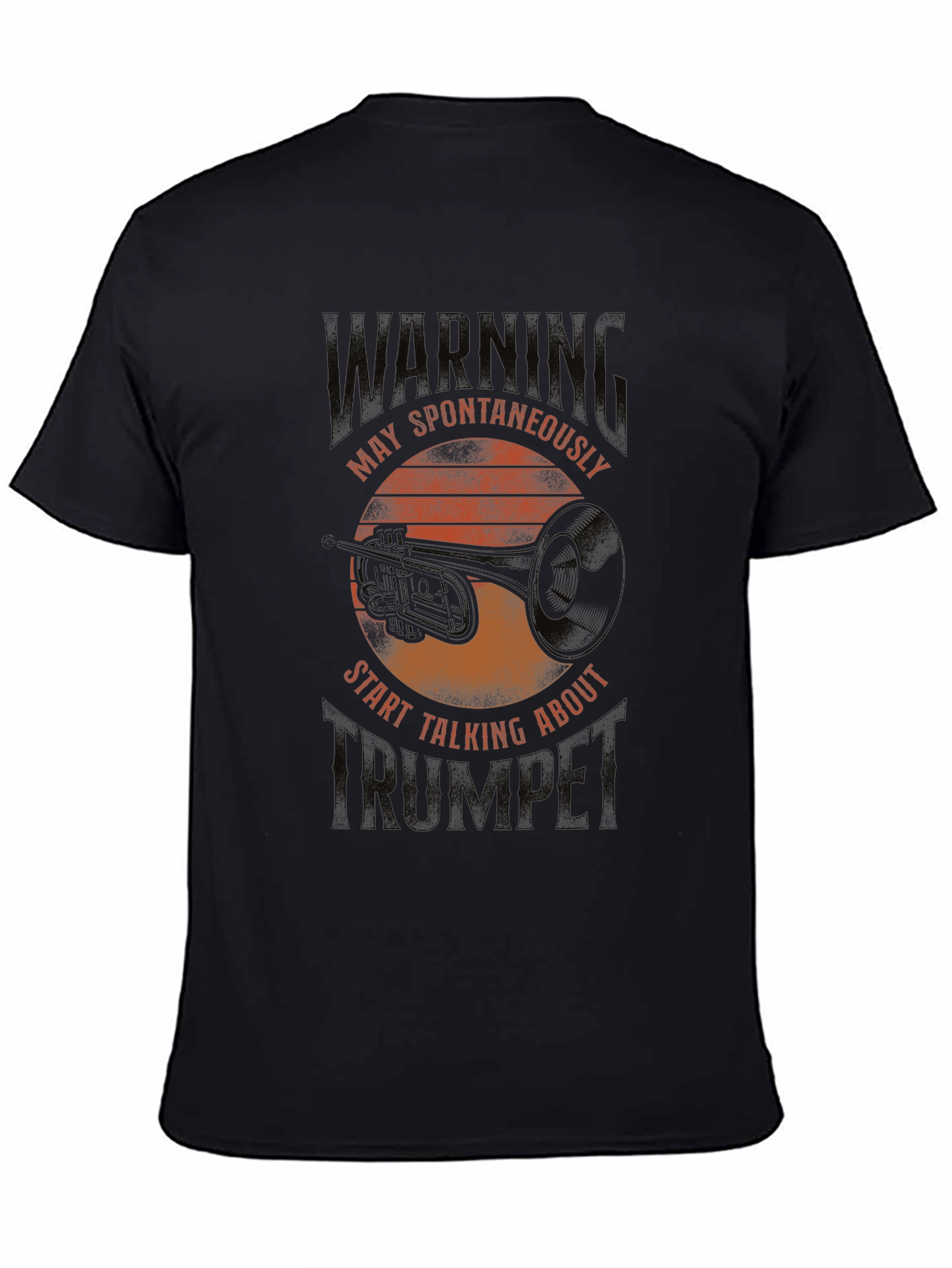 Warning Trumpet Graphic T-Shirt