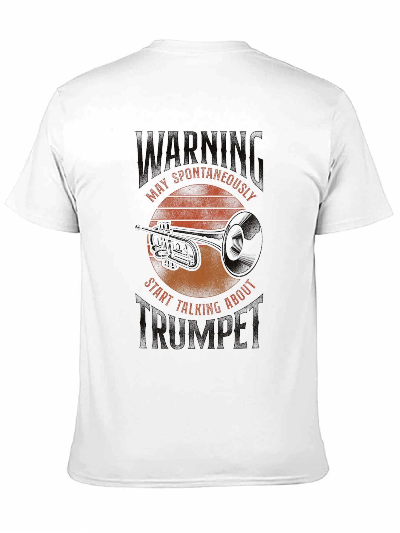 Warning Trumpet Graphic T-Shirt