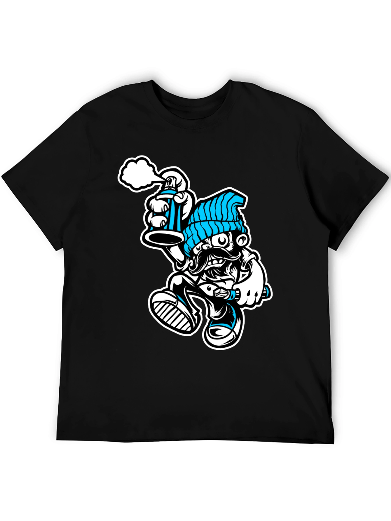 Cool Graphic T-Shirt: Graffiti Man