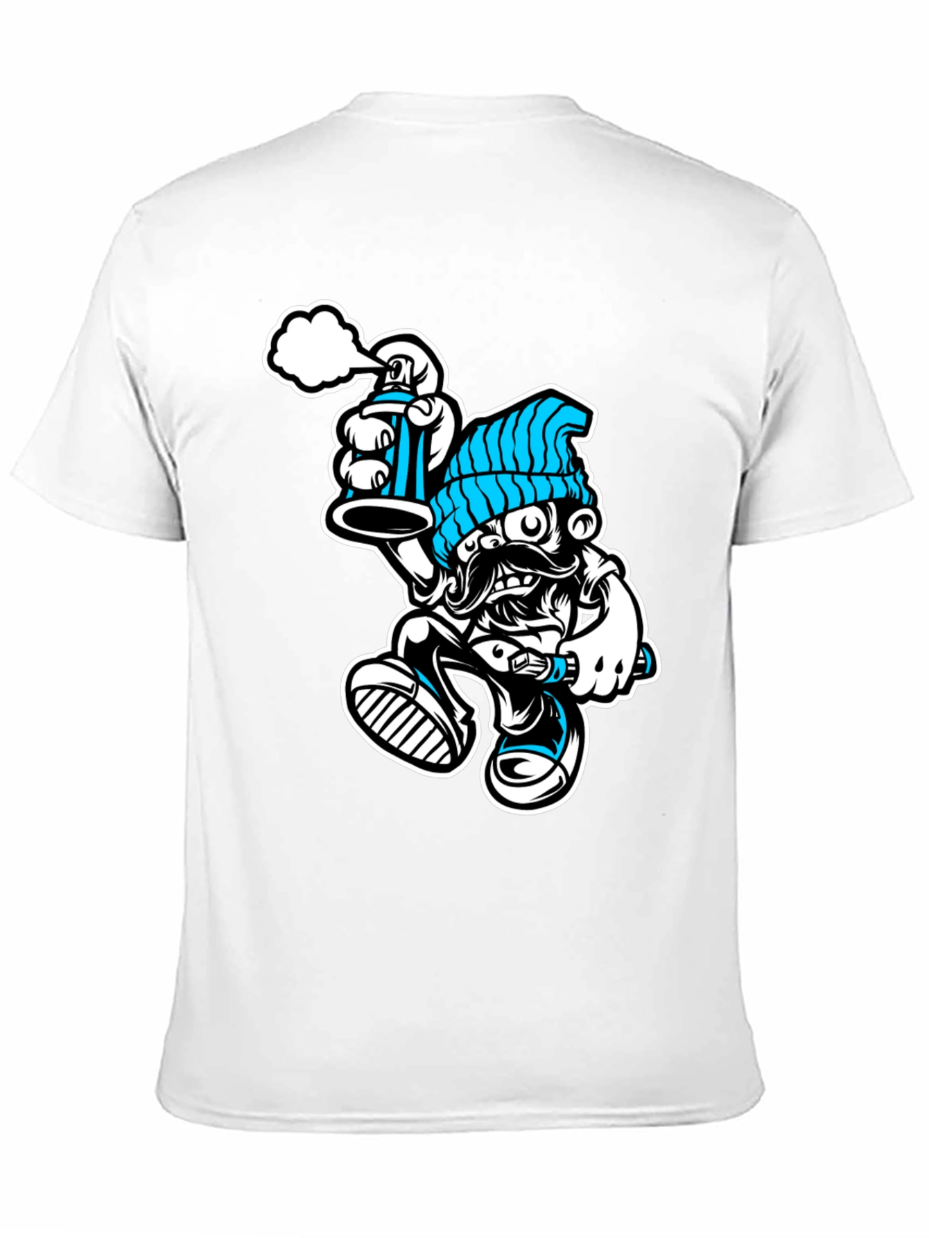 Cool Graphic T-Shirt: Graffiti Man