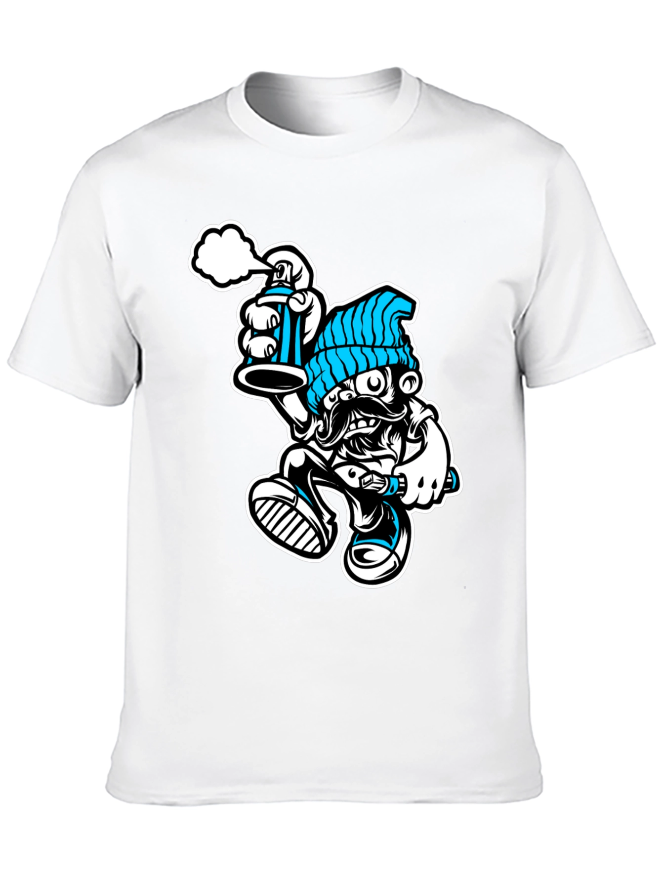 Cool Graphic T-Shirt: Graffiti Man