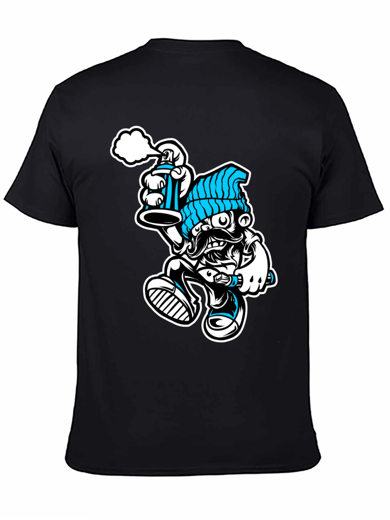 Cool Graphic T-Shirt: Graffiti Man