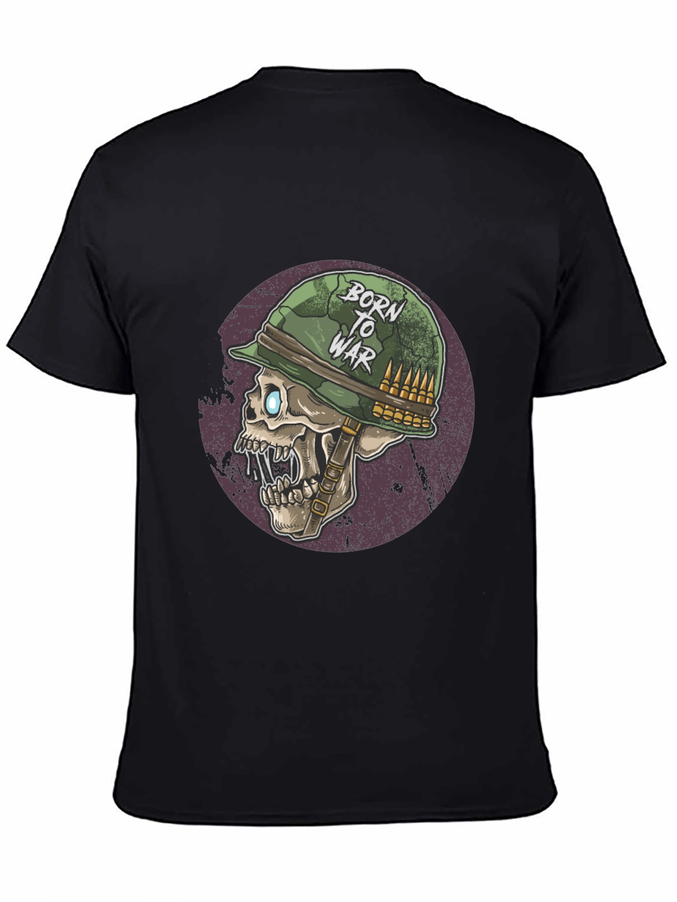 Born to War Skull Graphic Tee