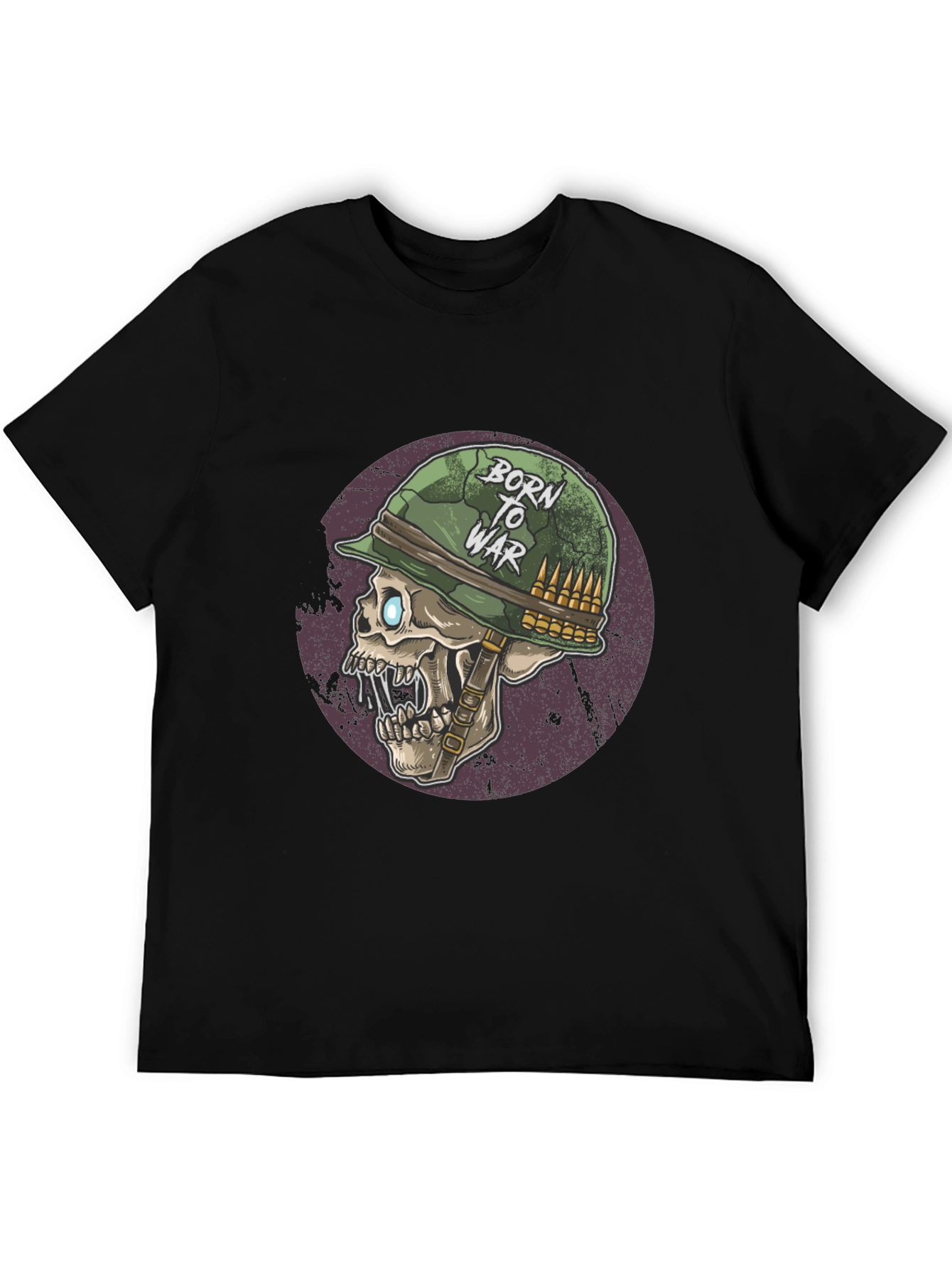 Born to War Skull Graphic Tee