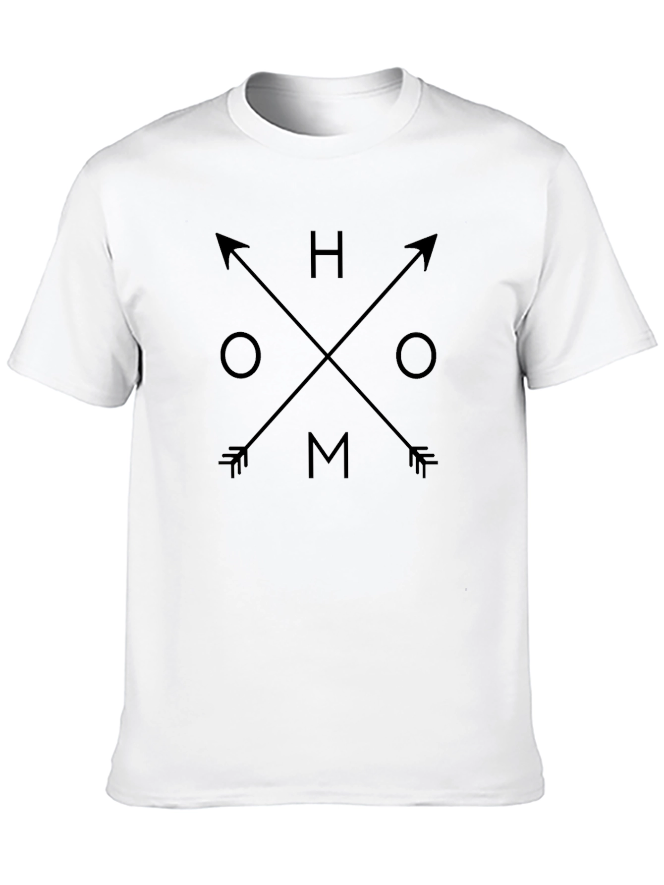 HOM Arrows T-Shirt - Casual Graphic Tee