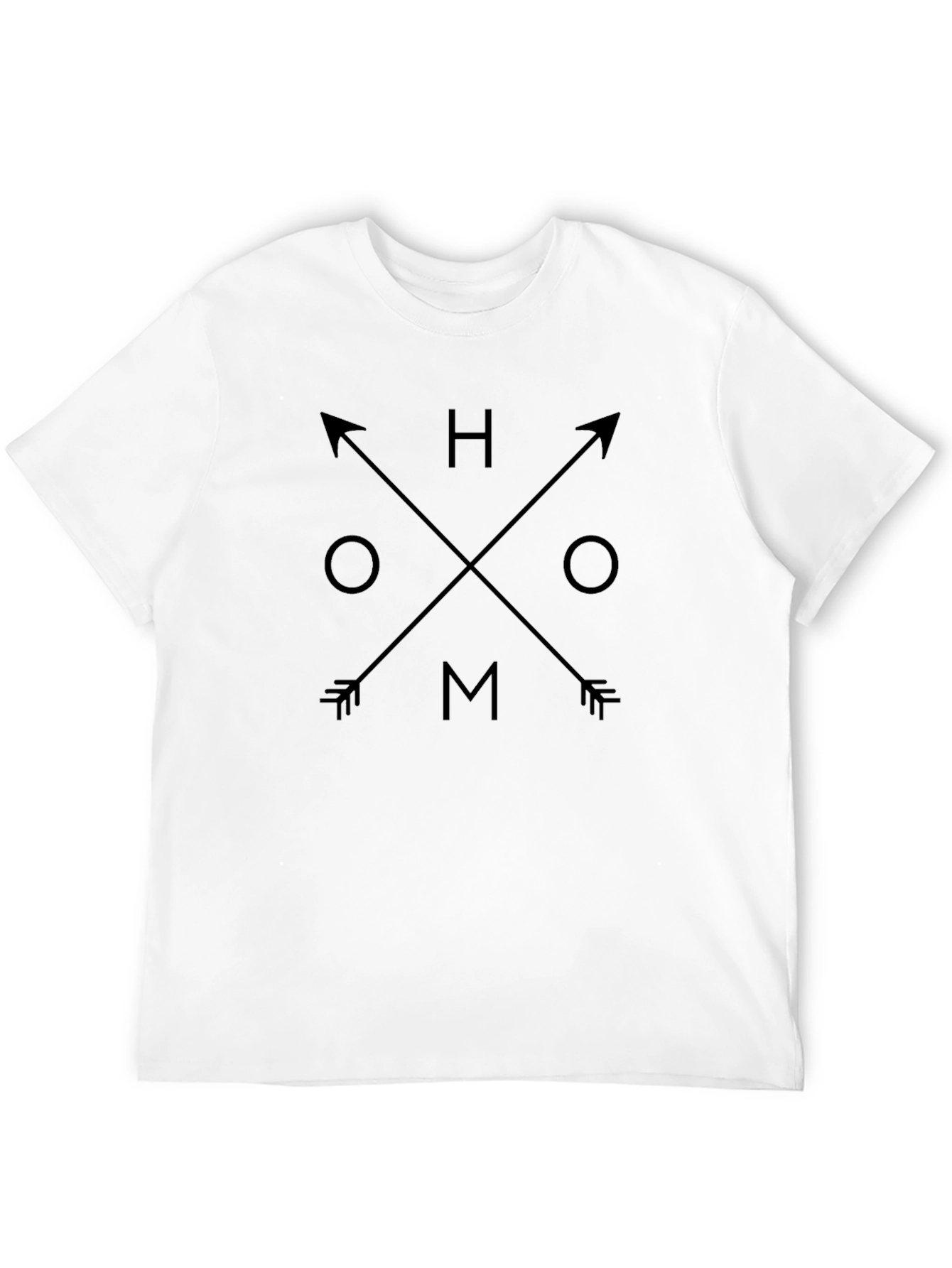 HOM Arrows T-Shirt - Casual Graphic Tee