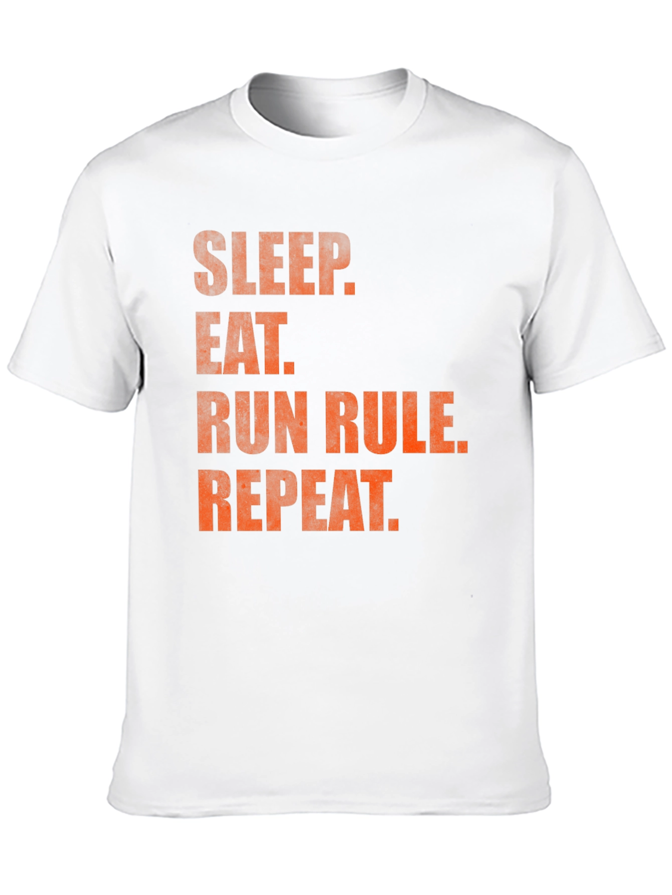 Sleep Eat Run Repeat Black Graphic Tee
