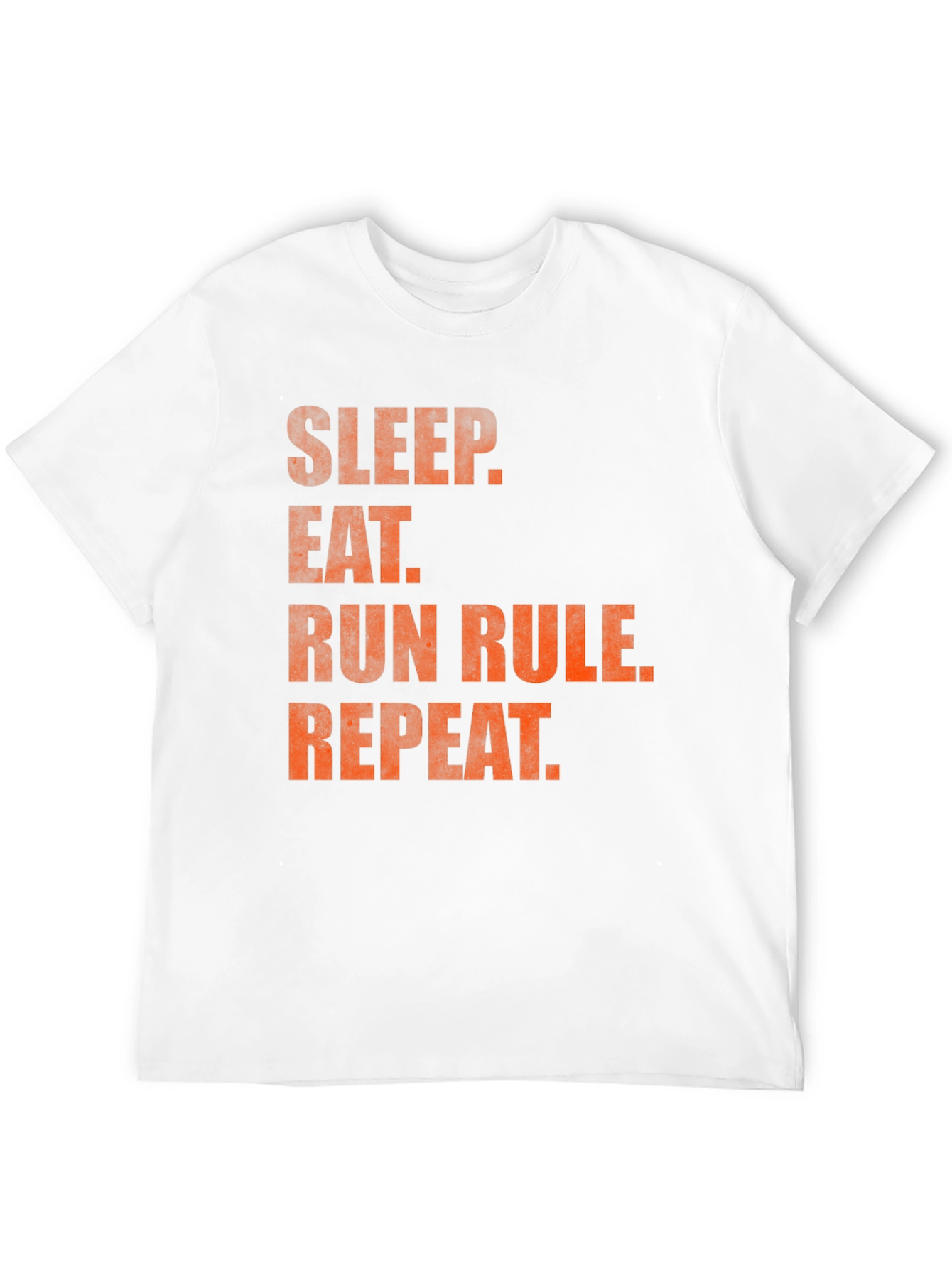 Sleep Eat Run Repeat Black Graphic Tee