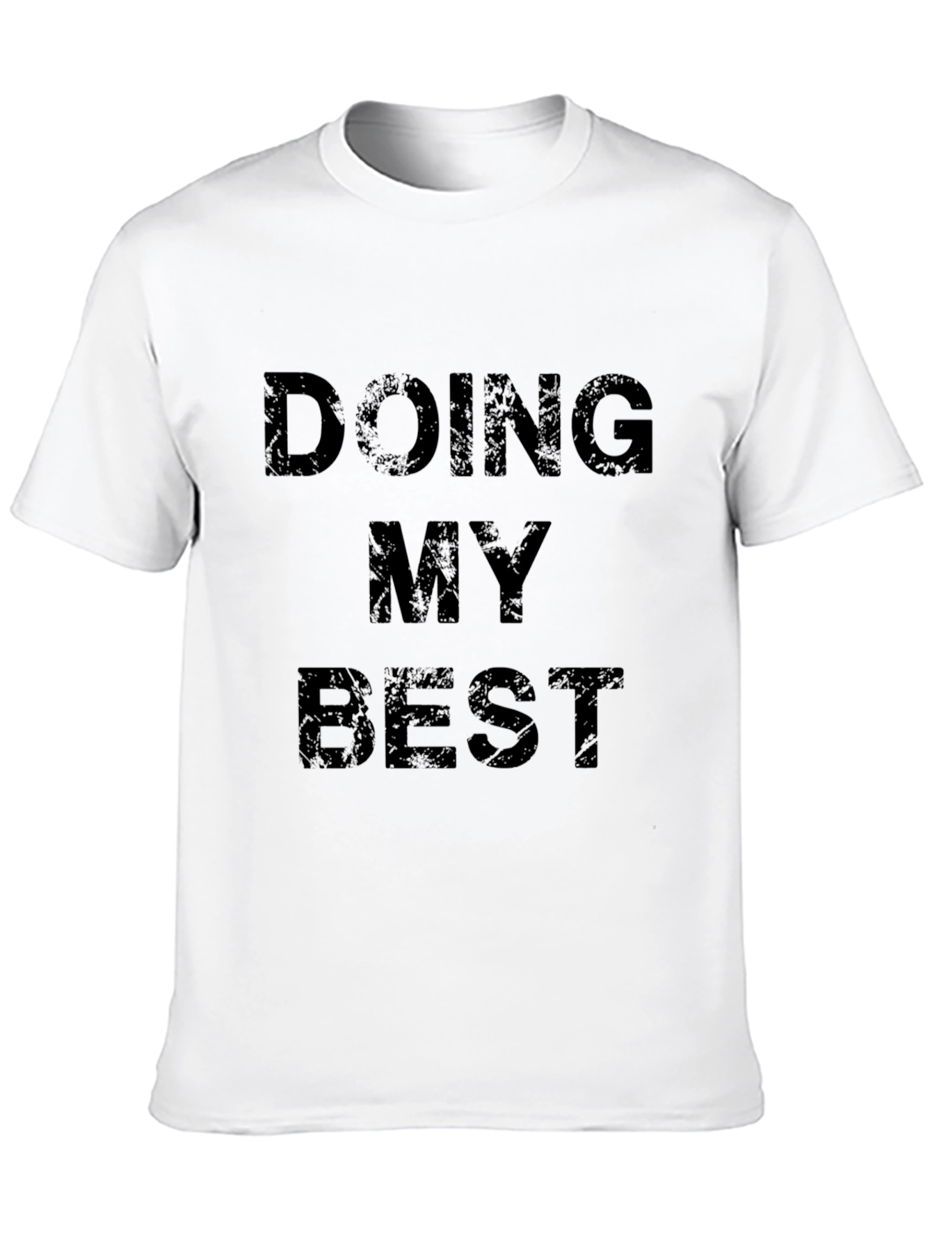 Doing My Best - Mens Black Graphic Tee