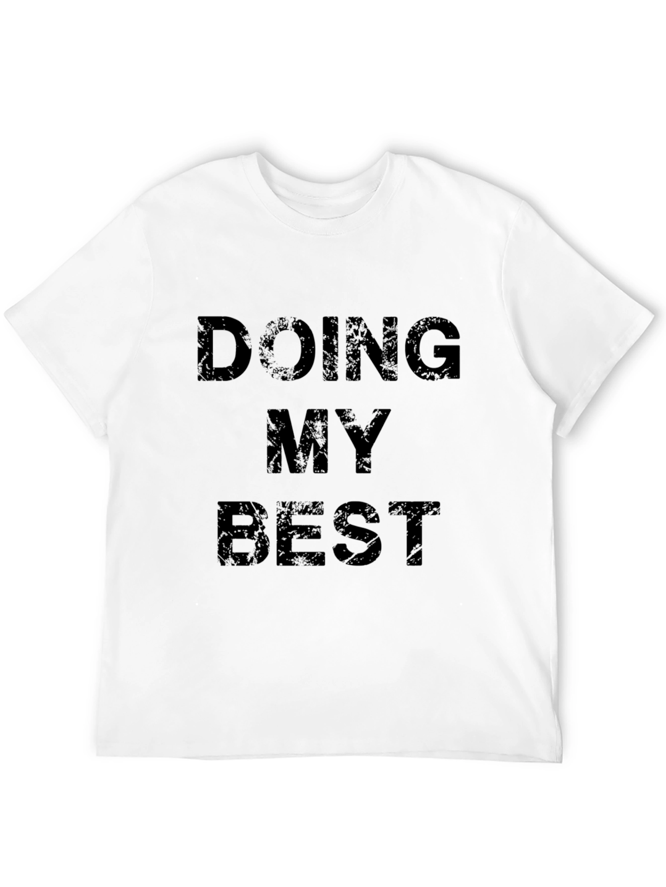 Doing My Best - Mens Black Graphic Tee