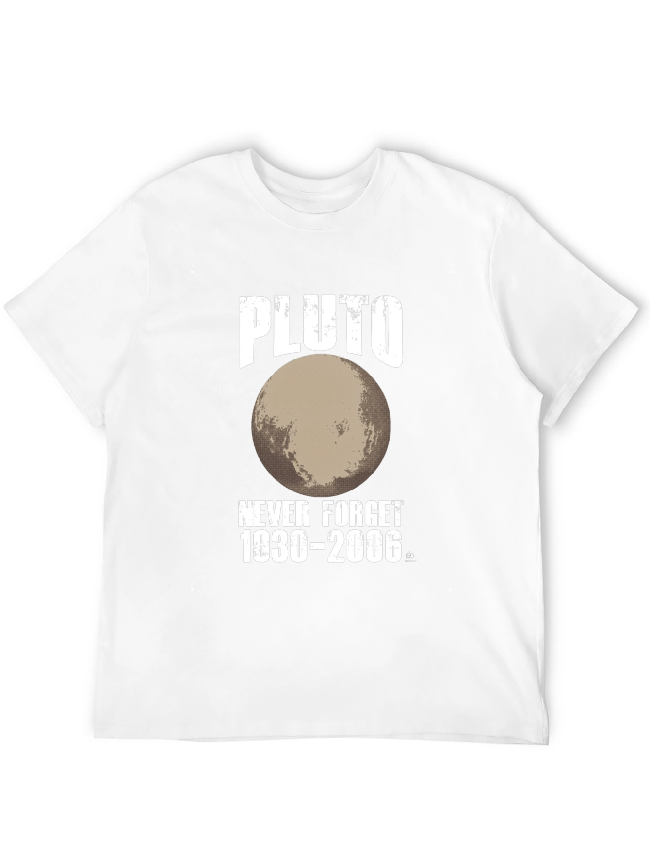 Pluto Never Forget 1930-2006 Black Graphic T-Shirt