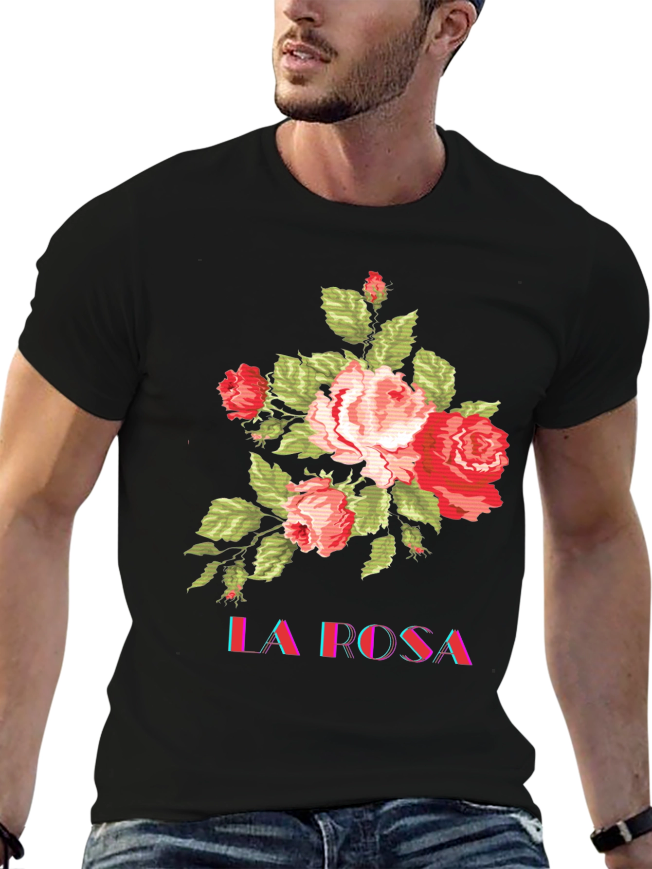 La Rosa Floral Graphic Tee