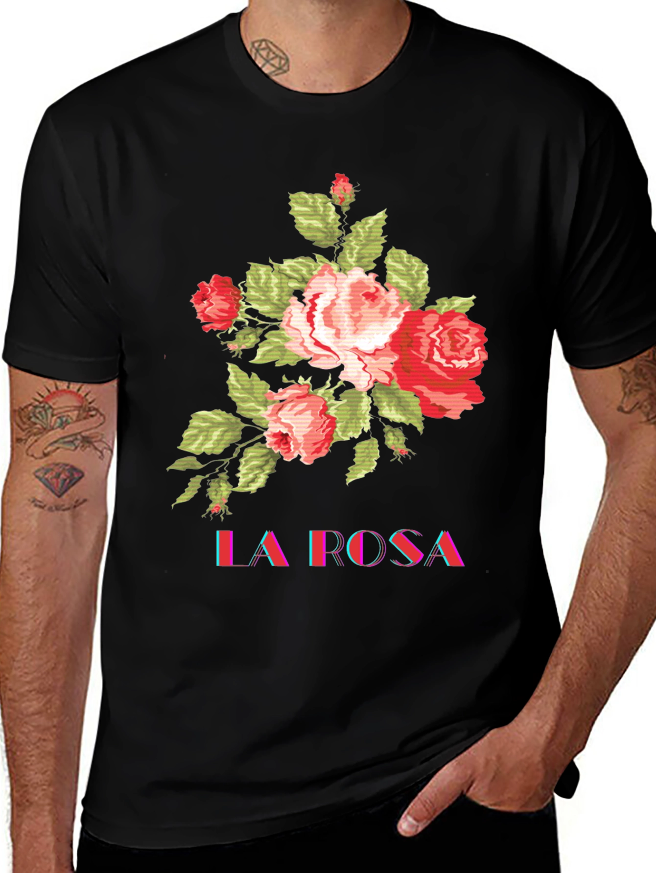 La Rosa Floral Graphic Tee