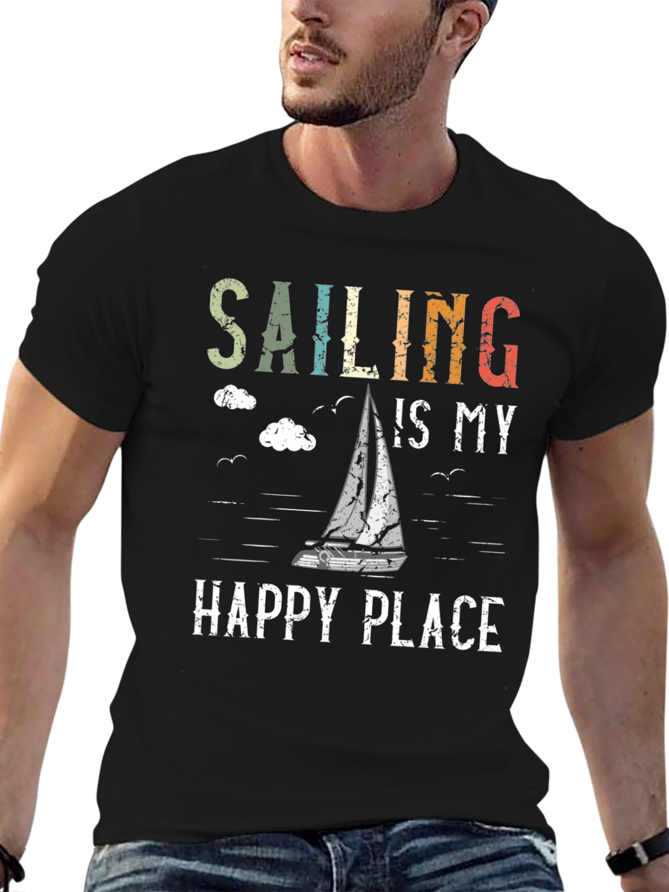 Sailing is My Happy Place Graphic Tee