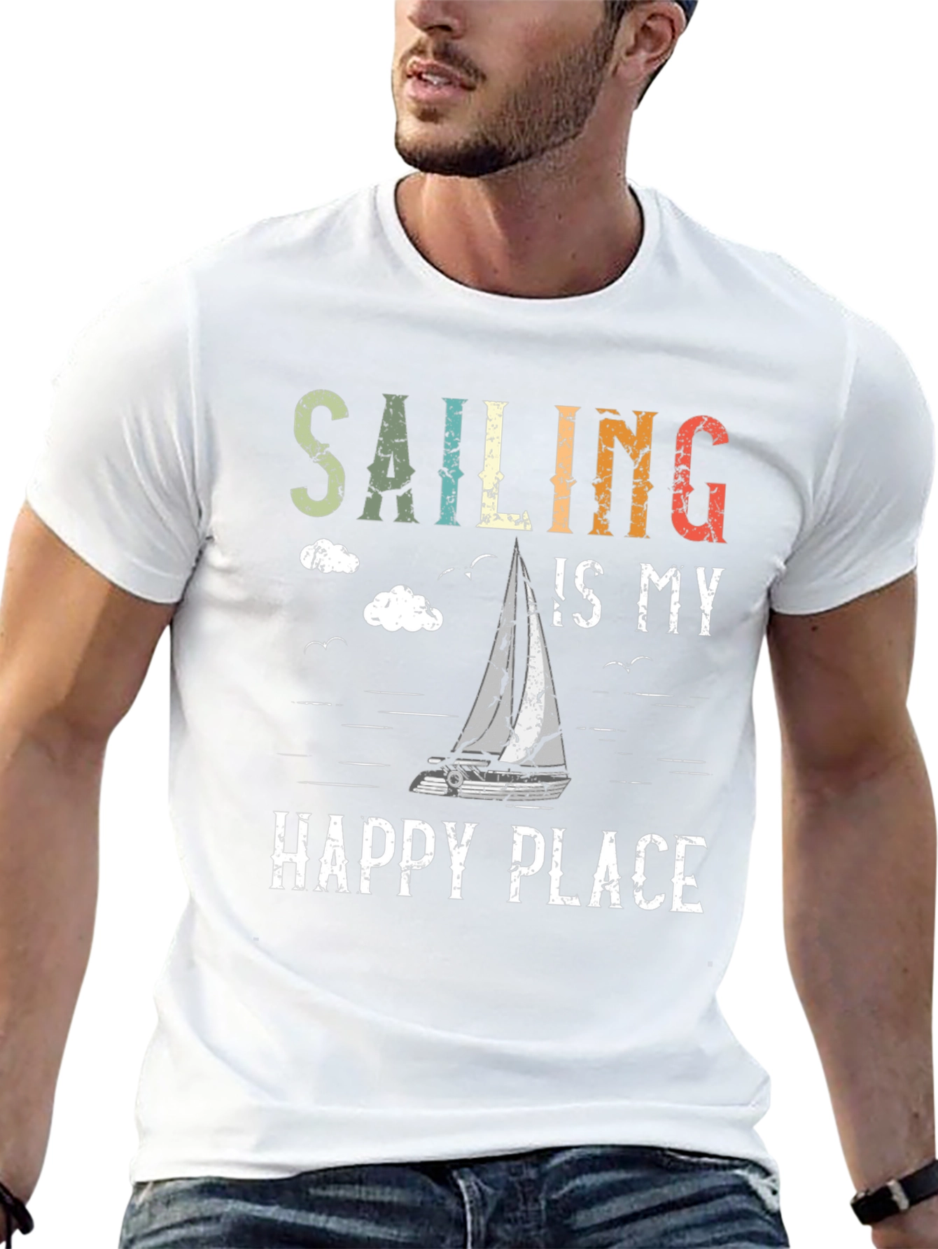 Sailing is My Happy Place Graphic Tee