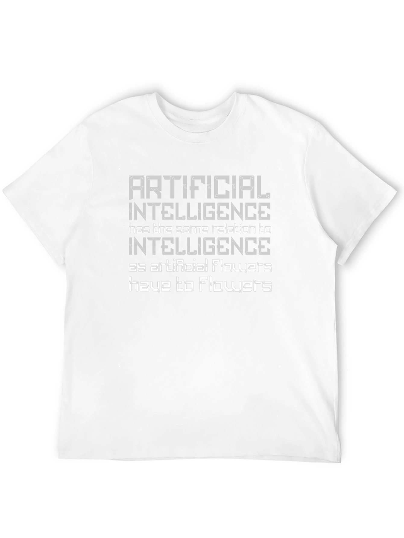 Artificial Intelligence Humor Graphic T-Shirt