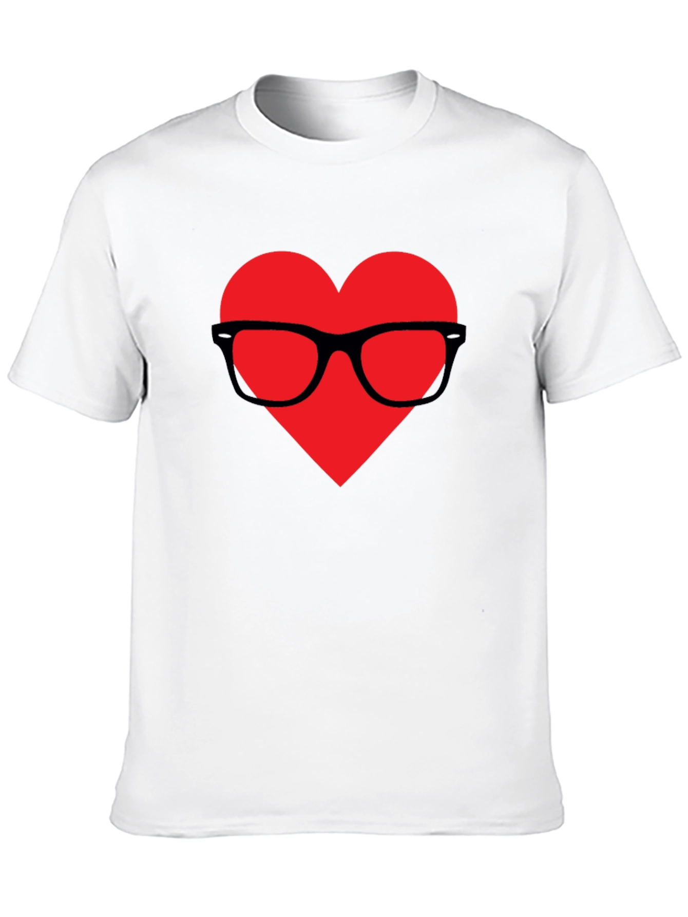 Geeky Heart T-Shirt - Love Nerds