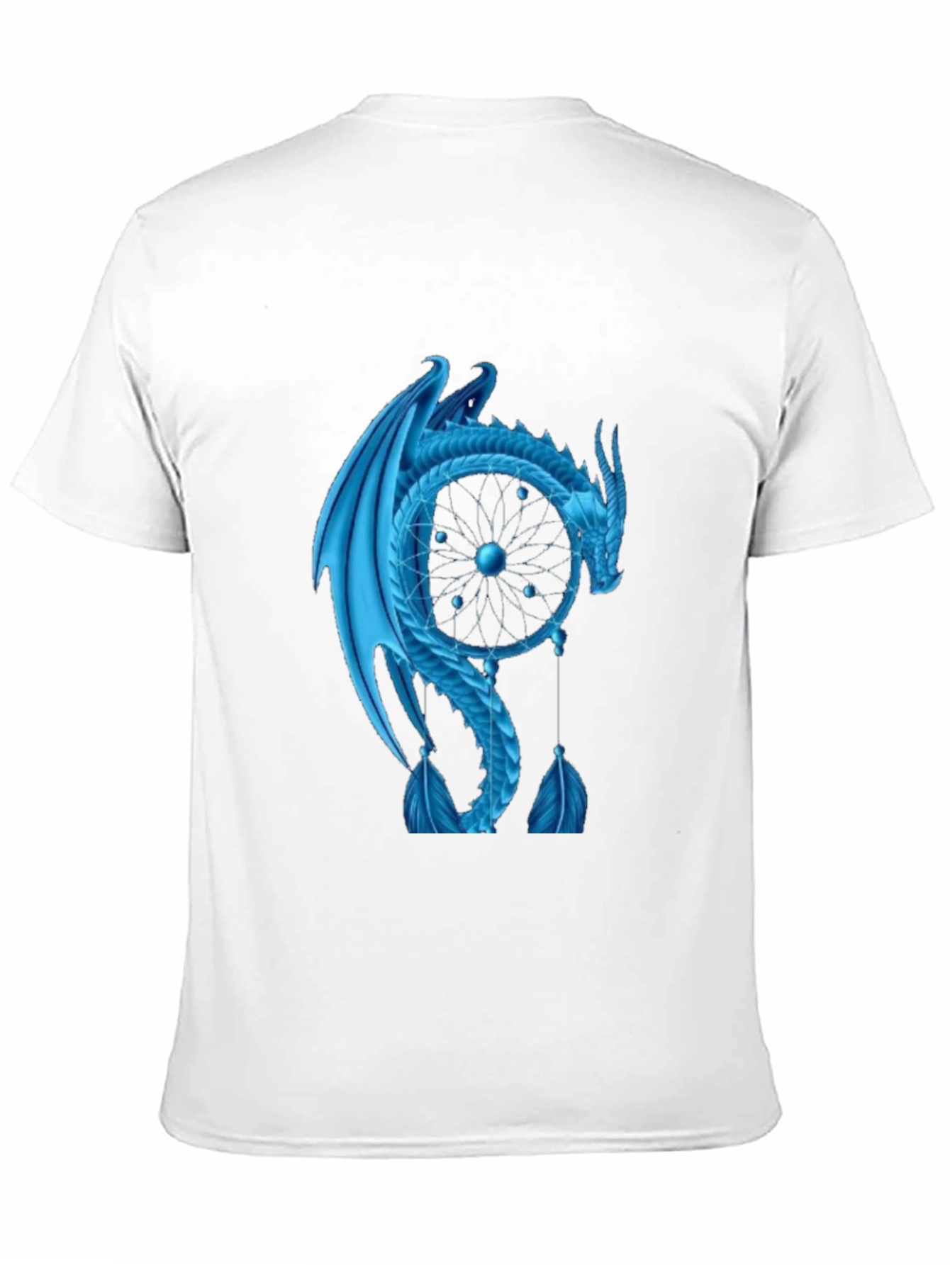 Dragon Dreamcatcher Graphic T-Shirt - Black