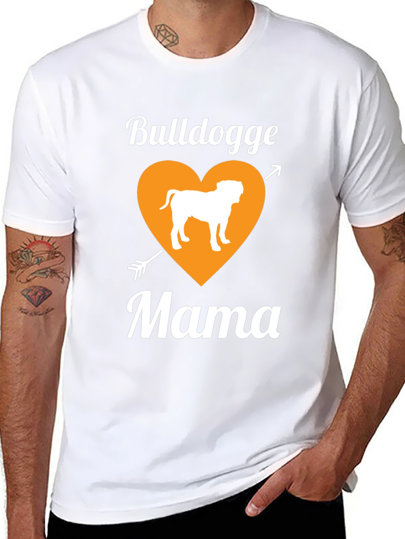 Bulldogge Mama T-Shirt - Dog Lover Gift